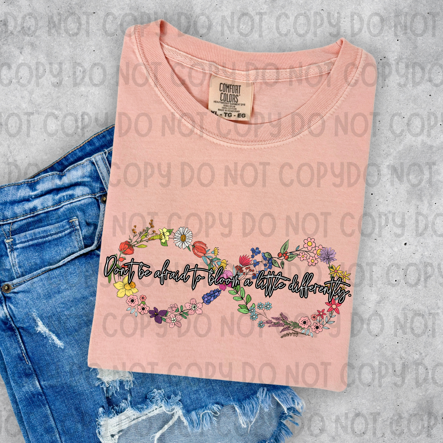 Floral Autism Infinity- Three Options