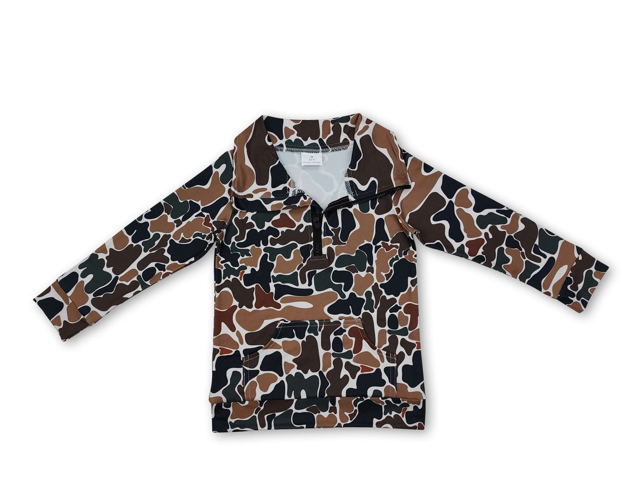Brown Camo Pullover-All Sizes
