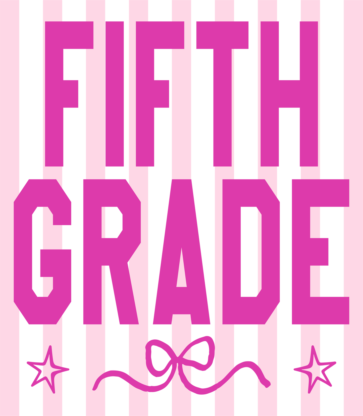 Grade Stripes (Pre-K to 5th)