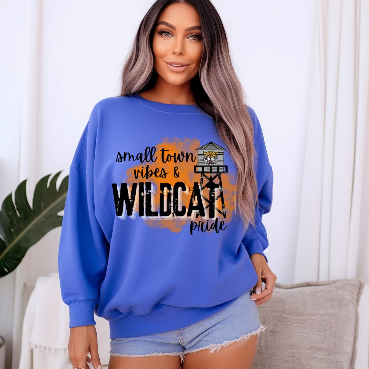 Wildcat Small Town Pride-Orange