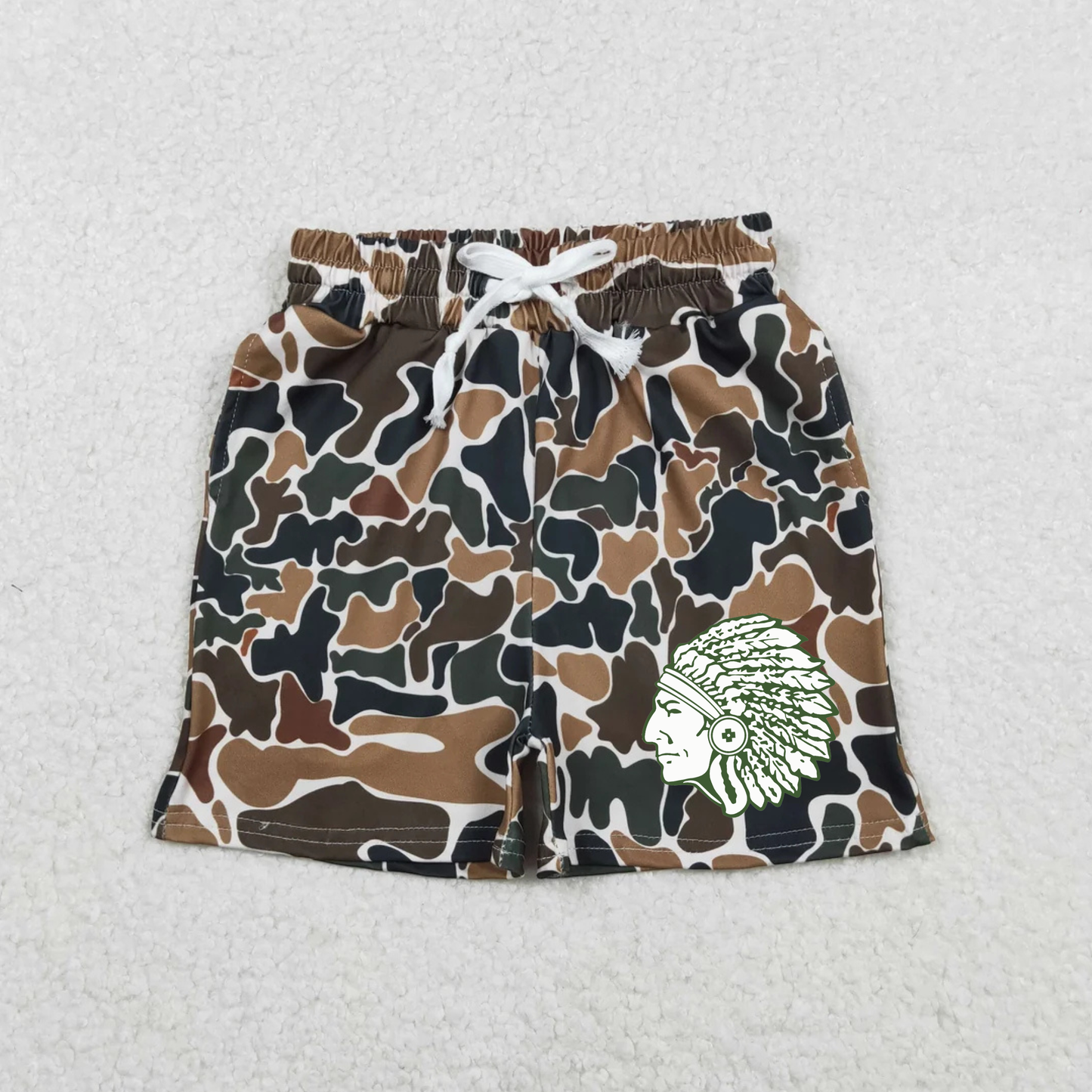 Indians Camo Shorts