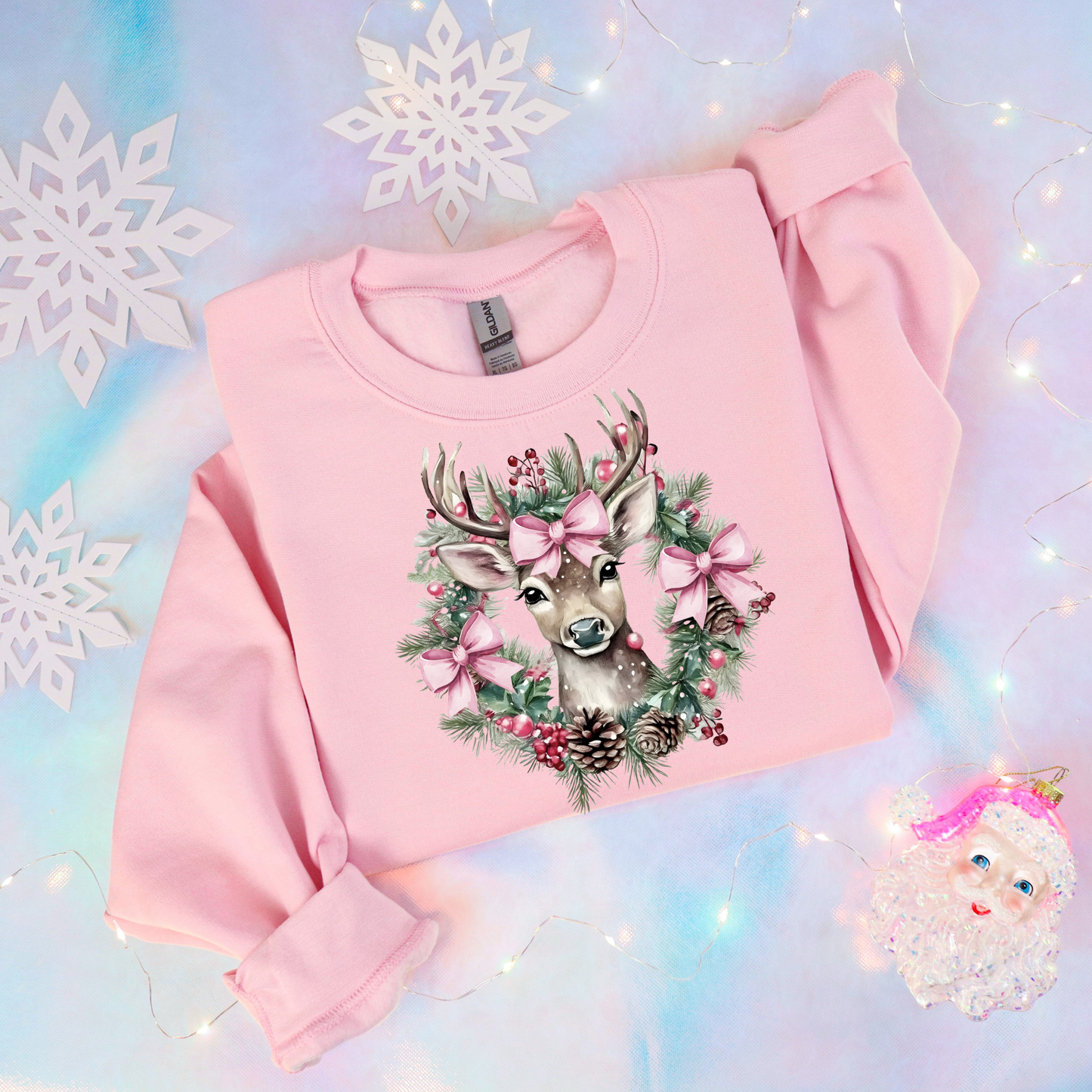 Deer with Wreath