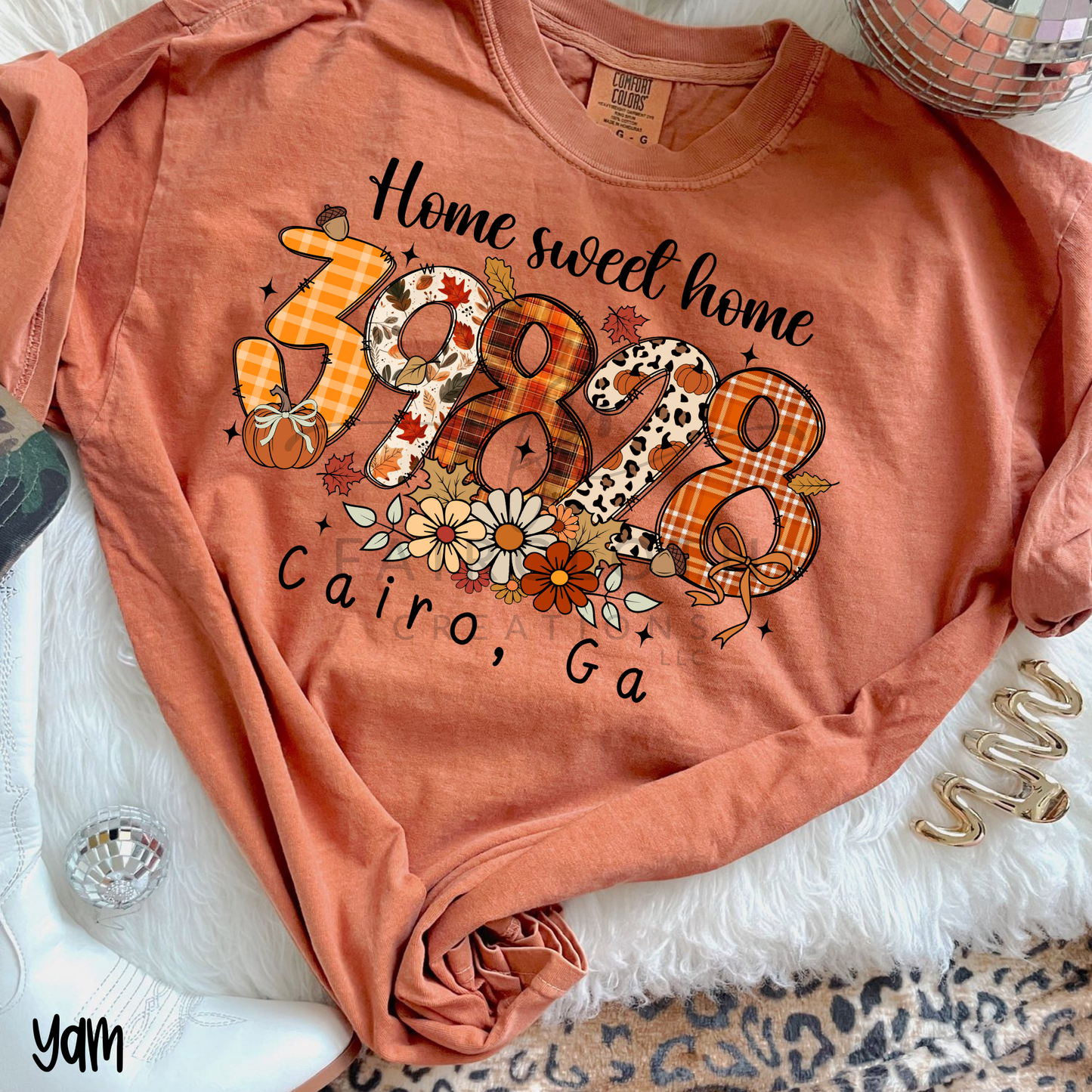 CUSTOM Zipcode Fall Designs
