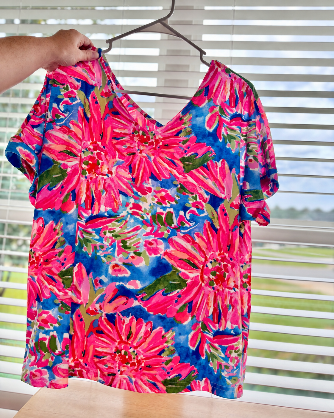 RTS- Floral Dress Shirt
