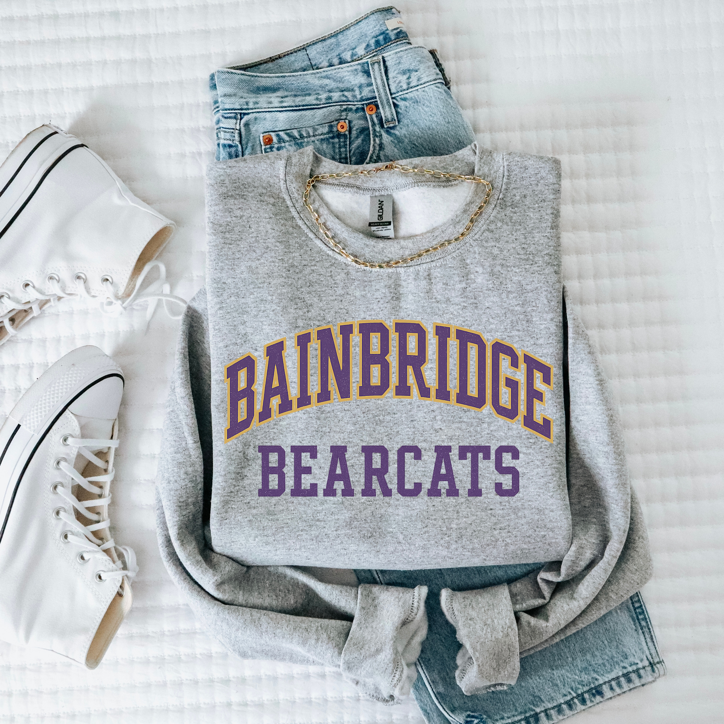 Curved Bainbridge Bearcats Varsity