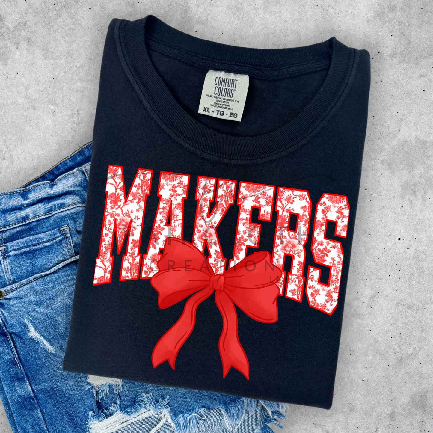 Floral Makers with Bow