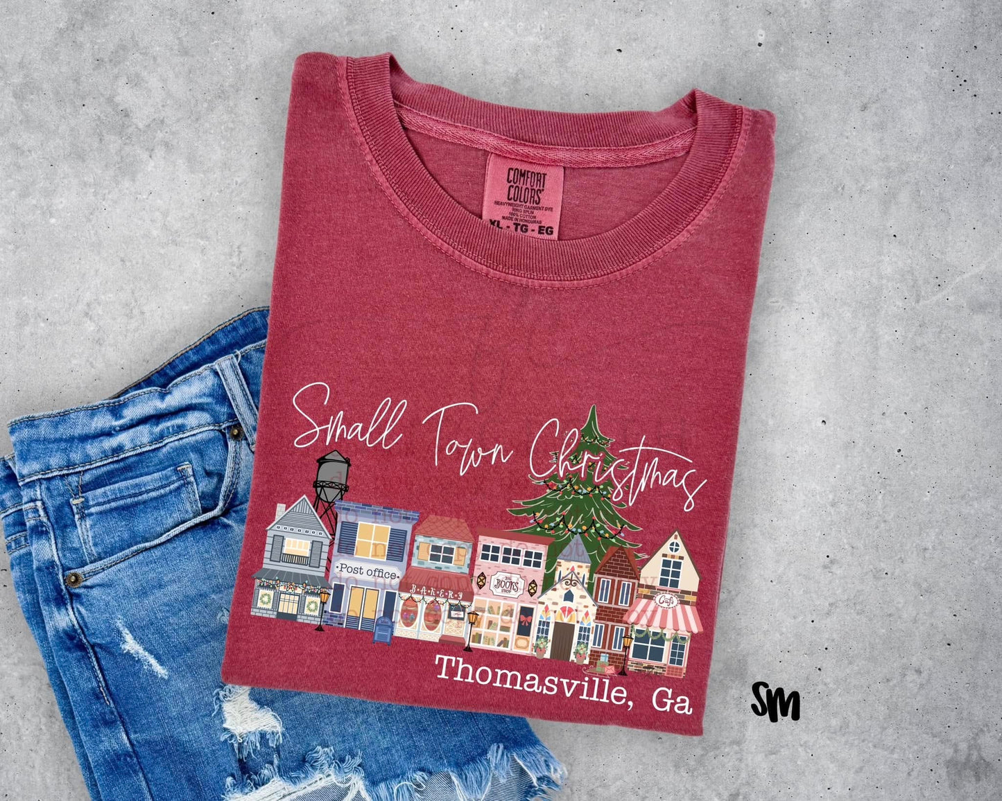 Small Town Christmas Buildings- Thomasville