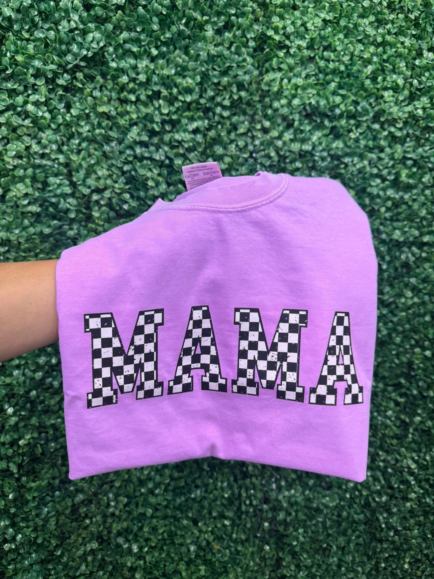 Checkered Mama Customizable