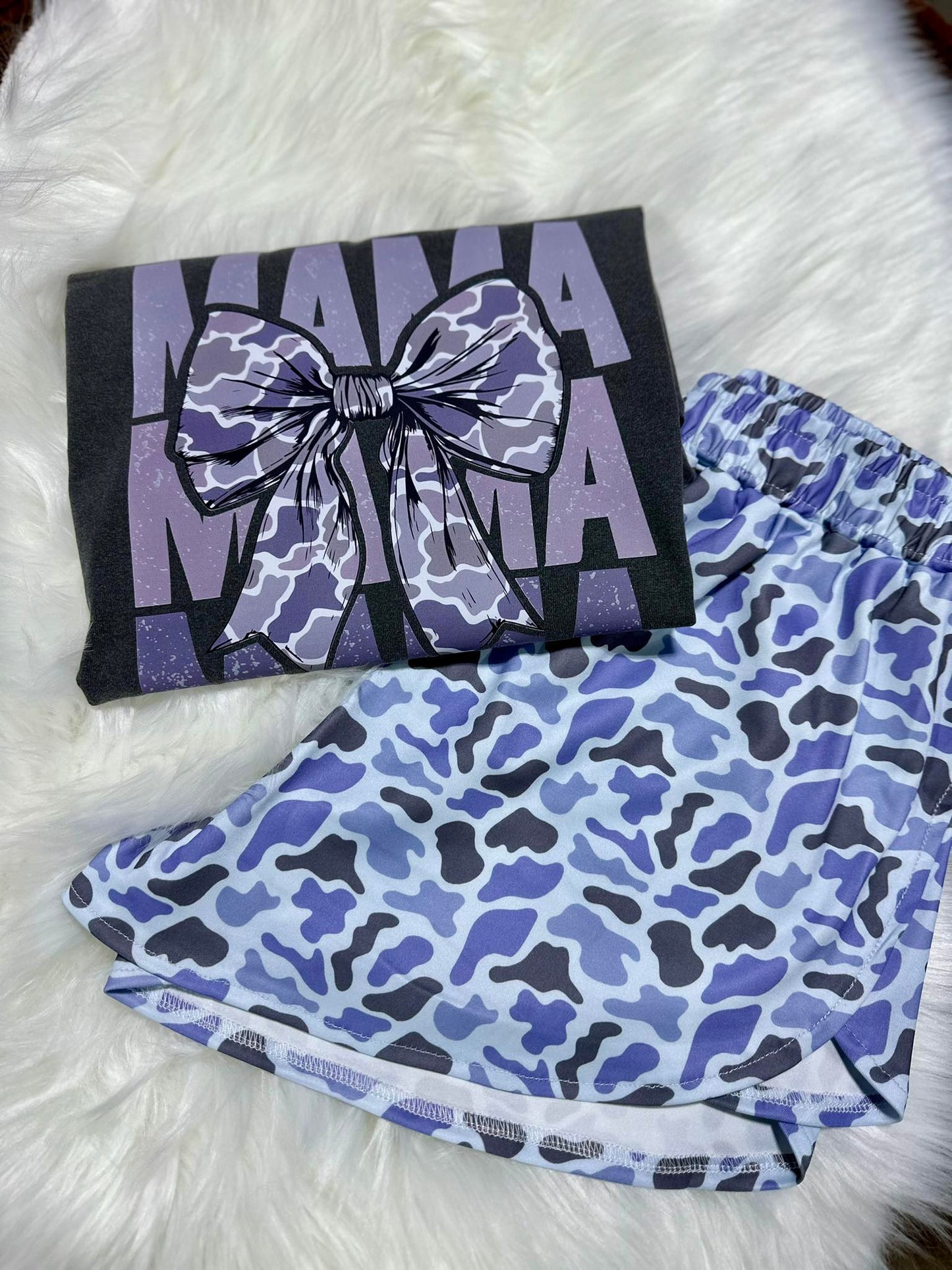 Camo Mama Stacked Tee- Both Shades!