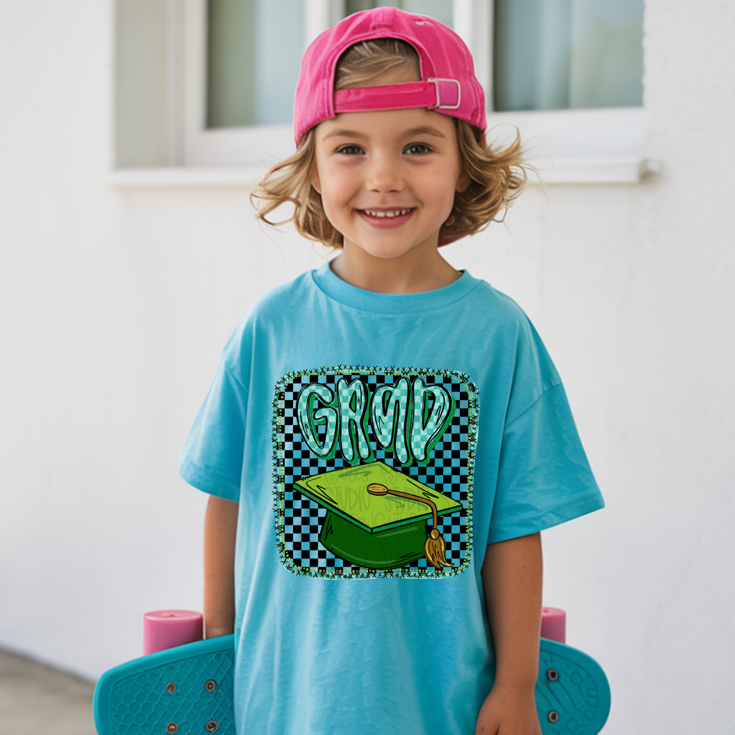 Spotted Background Mint and Green