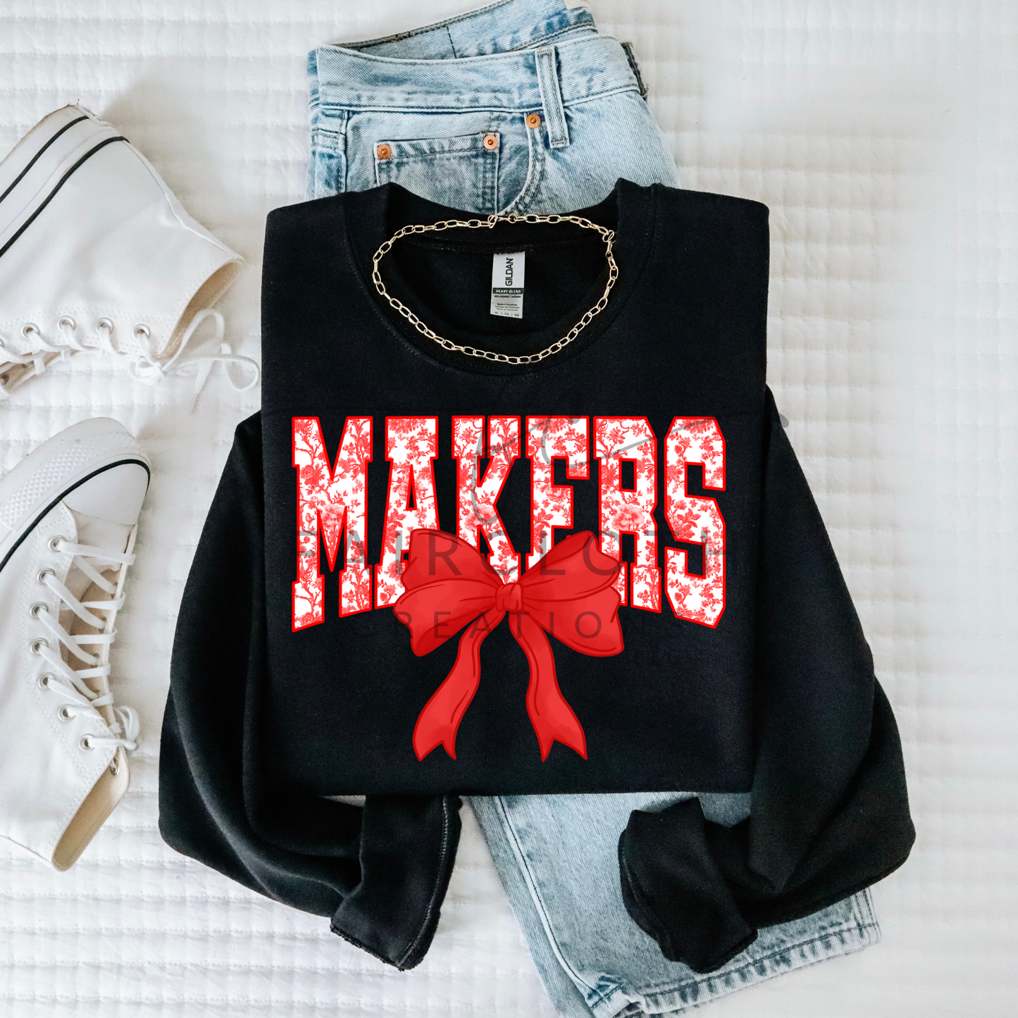 Floral Makers with Bow