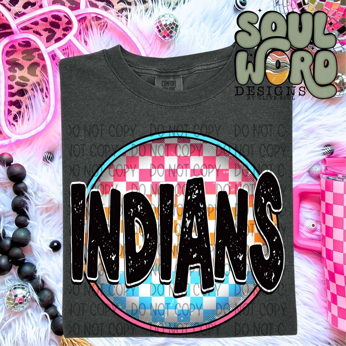 Checkered Circle Indians