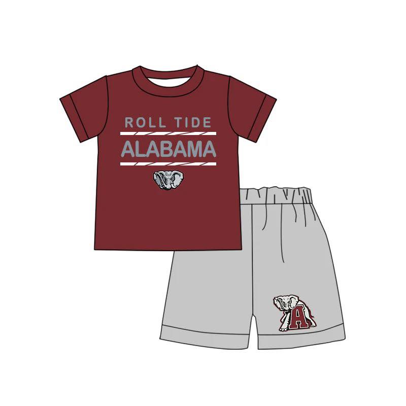 Elephant Grey Shorts Set