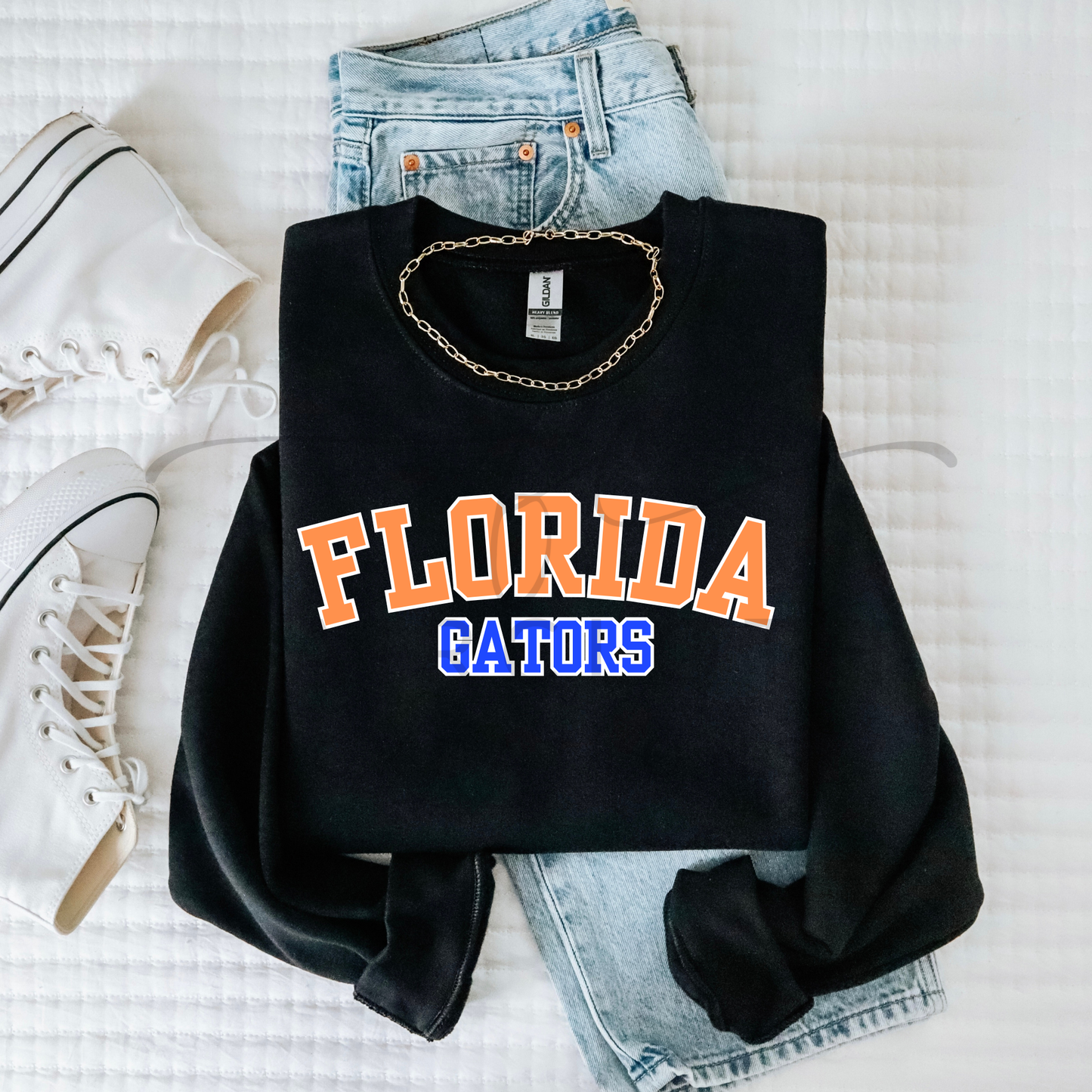 Curved Florida Gators- Blue/White/Orange