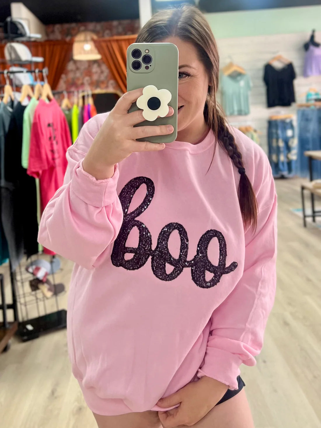 Boo Embroidered Applique