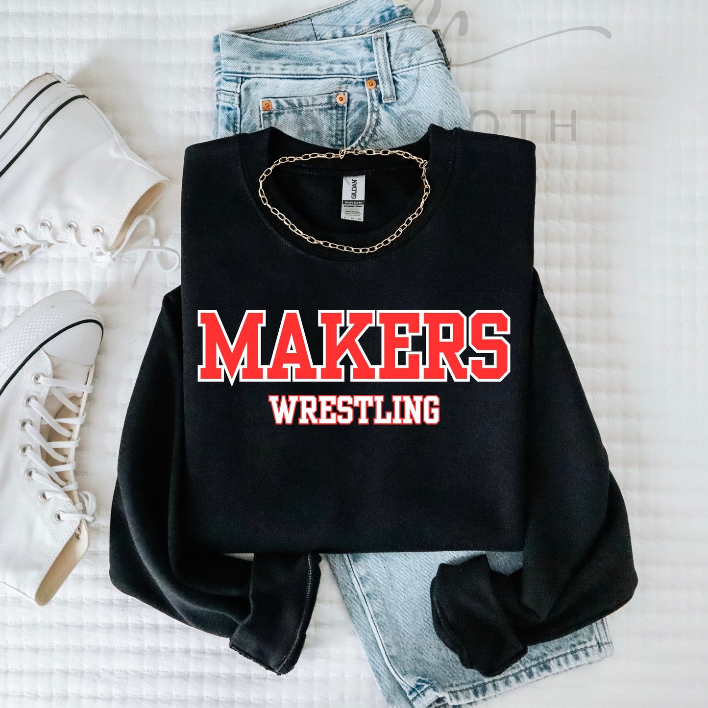 Straight Makers Wrestling (Red/White)