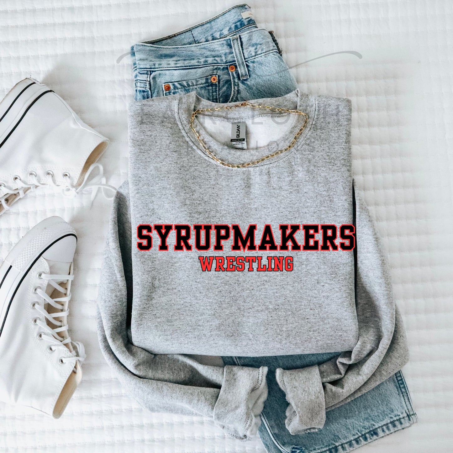 Straight SyrupMakers Wrestling (Black/Red)