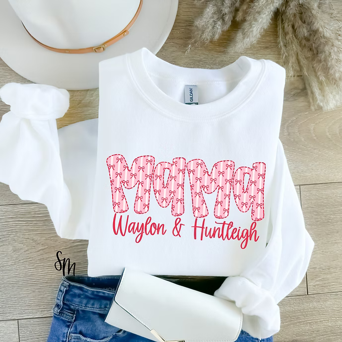 Mama Striped Bows