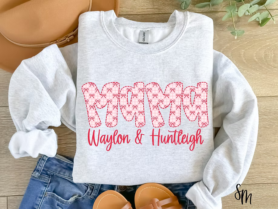 Mama Checkered Bows