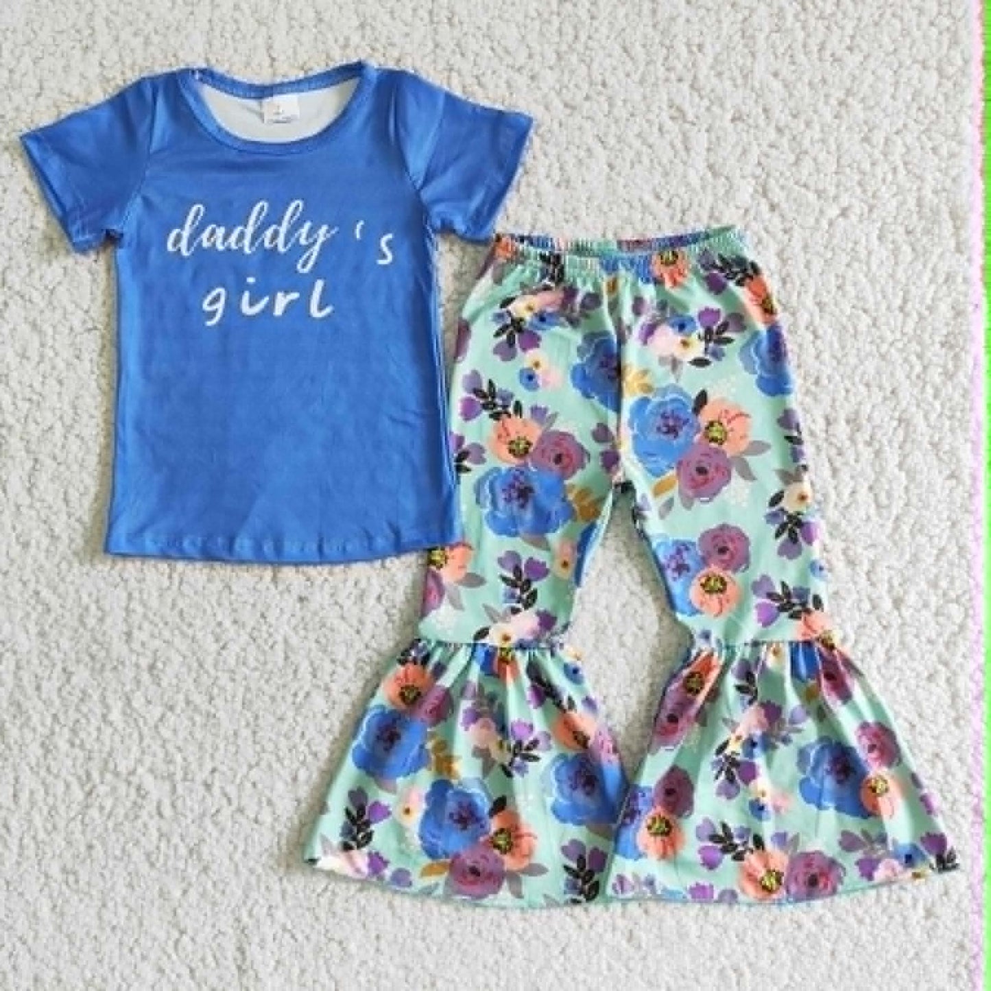 Daddy's Girl Floral Pant Set