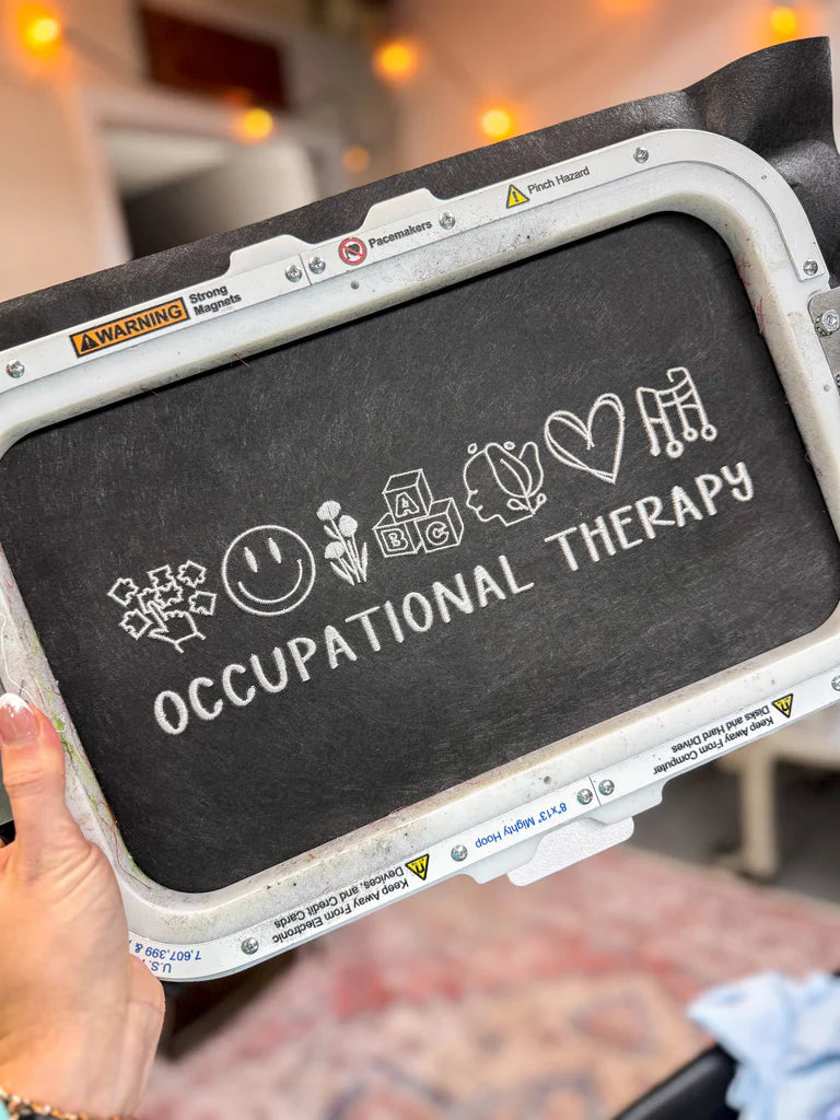 Occupational Therapy Embroidered