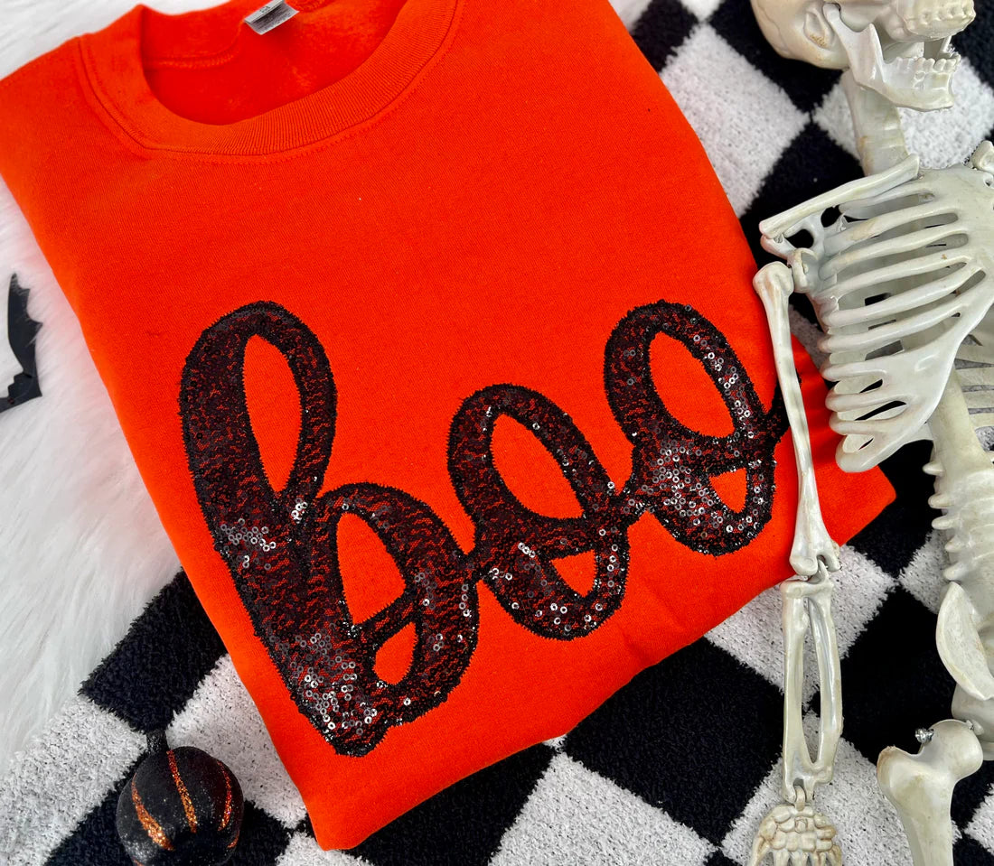 Boo Embroidered Applique