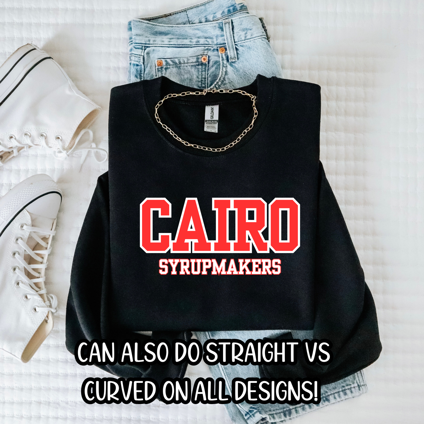 Straight Cairo Syrupmakers (Red/White)