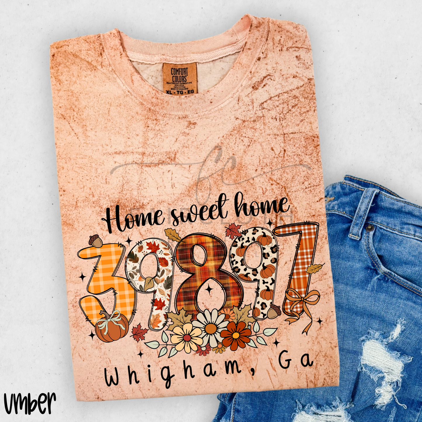 CUSTOM Zipcode Fall Designs