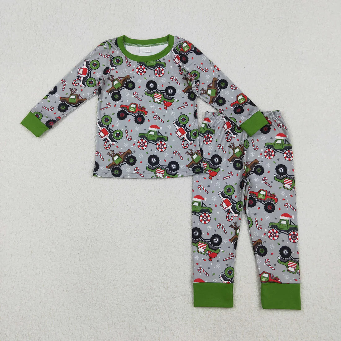 Christmas Monster Truck PJ Set