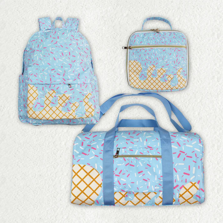 FULL 3PC SET- Light Blue Cream Drip Bags