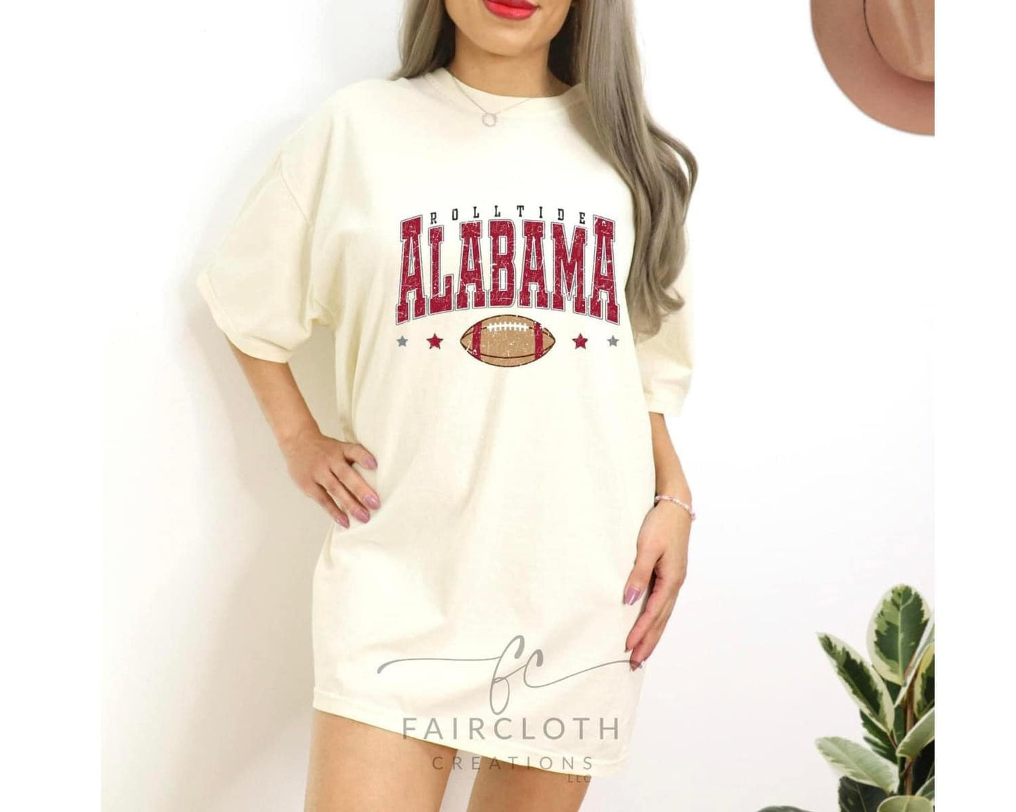 Alabama with Black and Crimson Stars