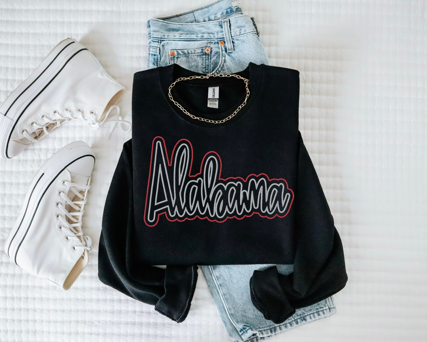 Alabama with Two Colors Embroidered