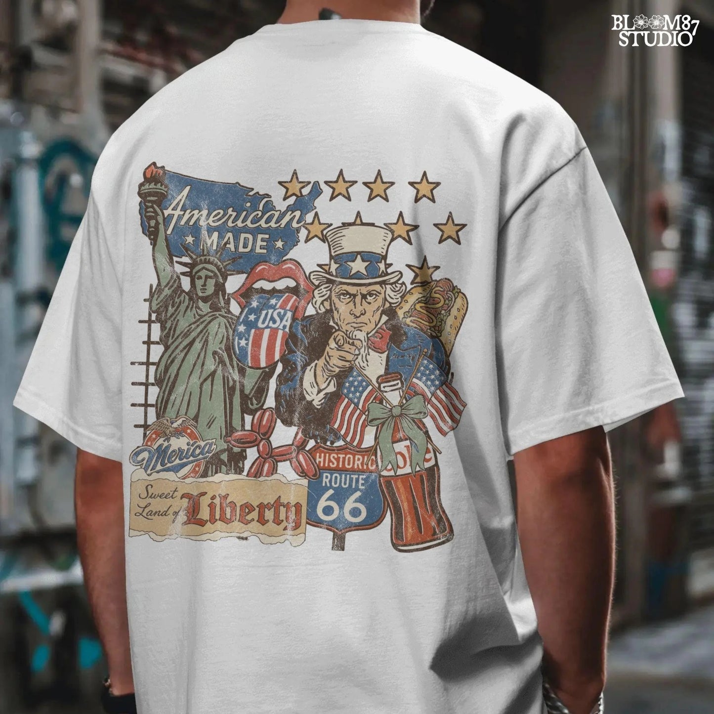 American Made Collage