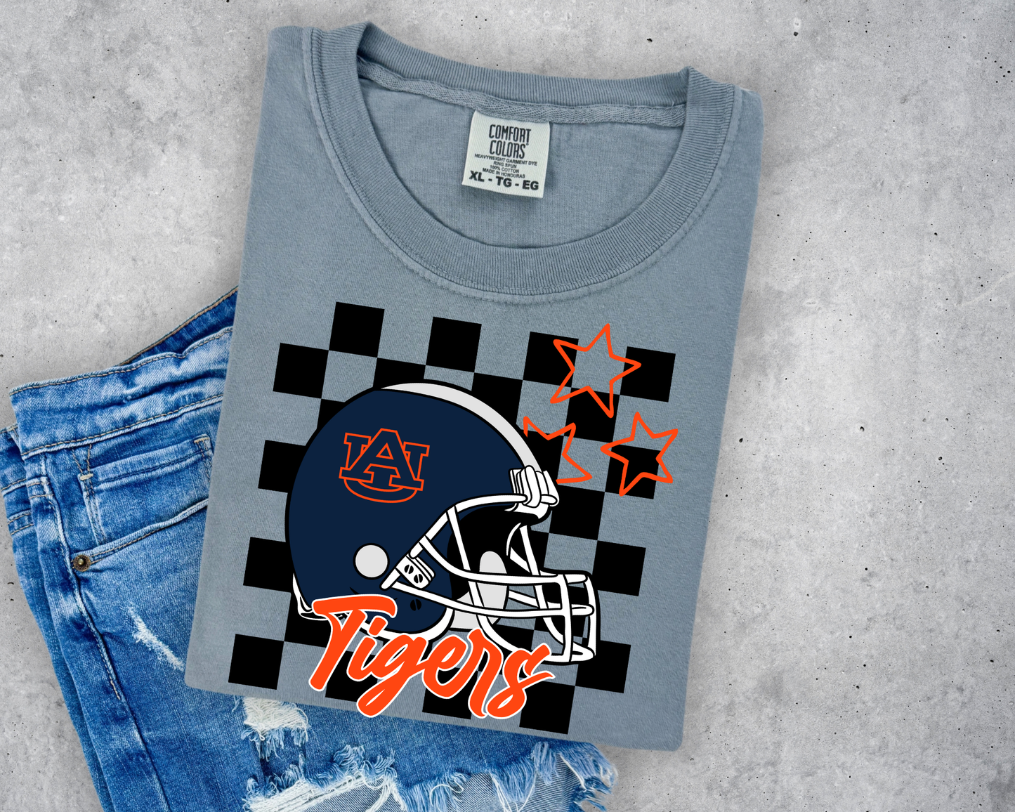 Auburn Checkered Back