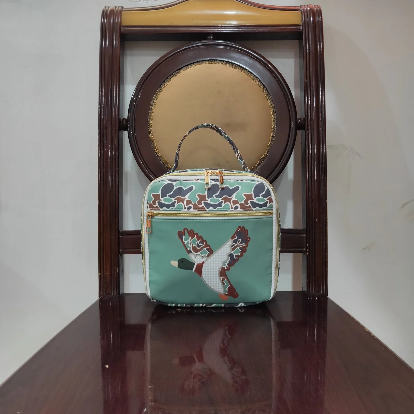 Camo Duck Embroidered Lunchbox