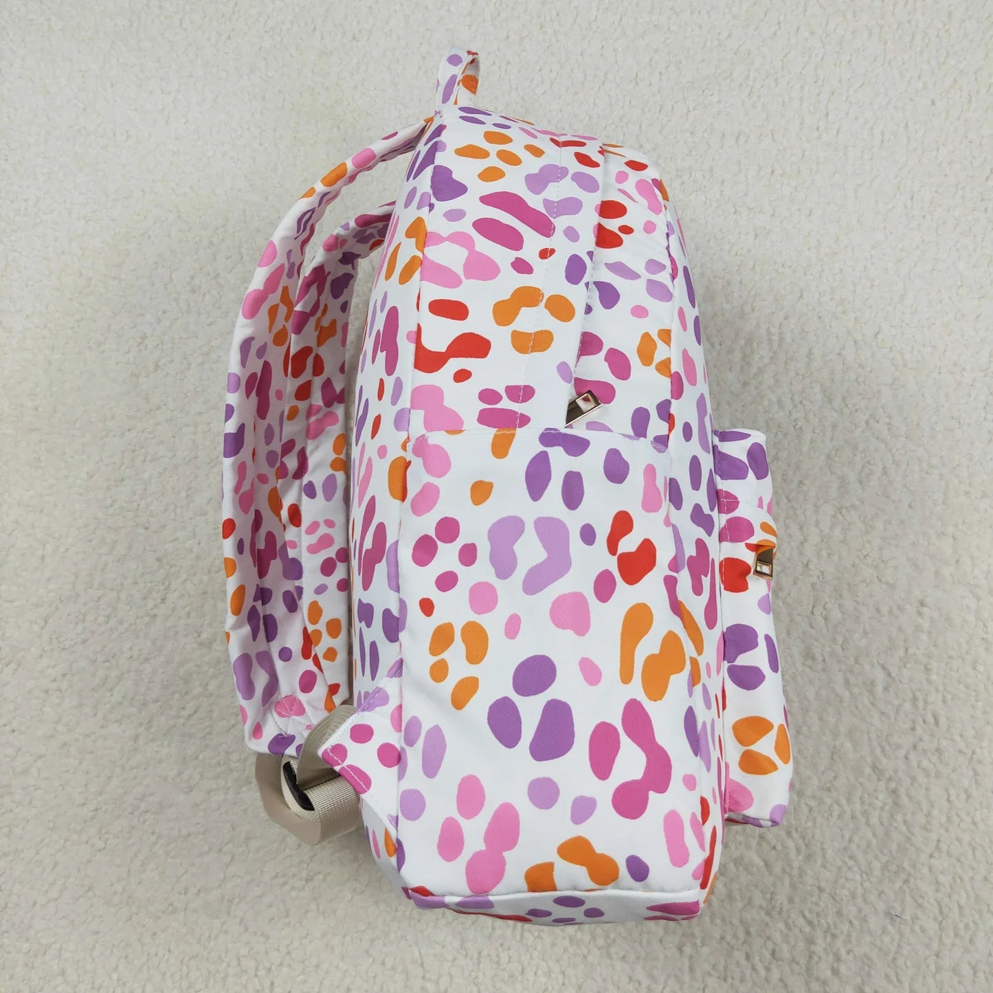 Colorful Leopard Book Bag