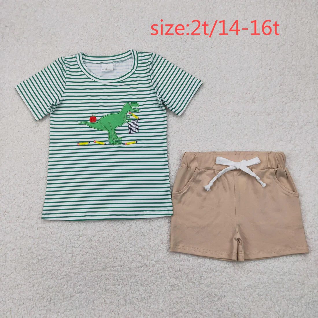 Dino Going to School 2pc Set