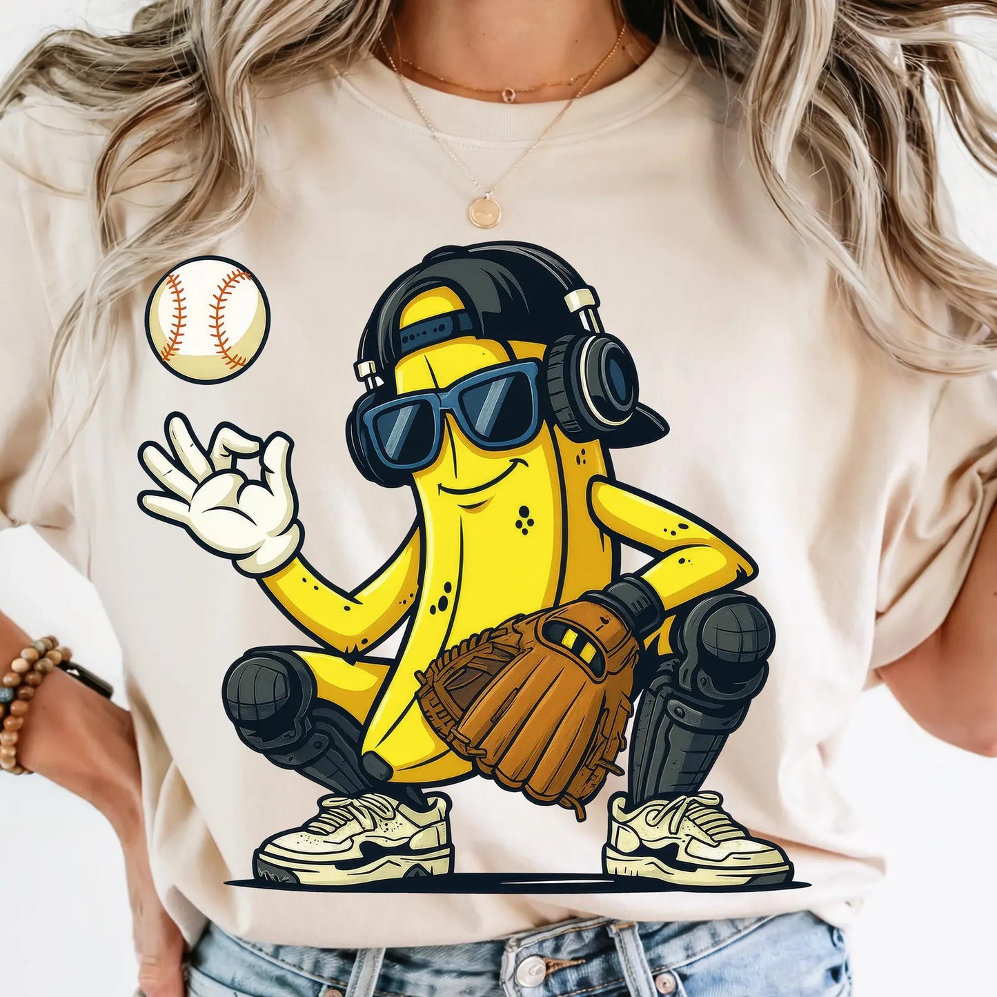 Banana with Headphones