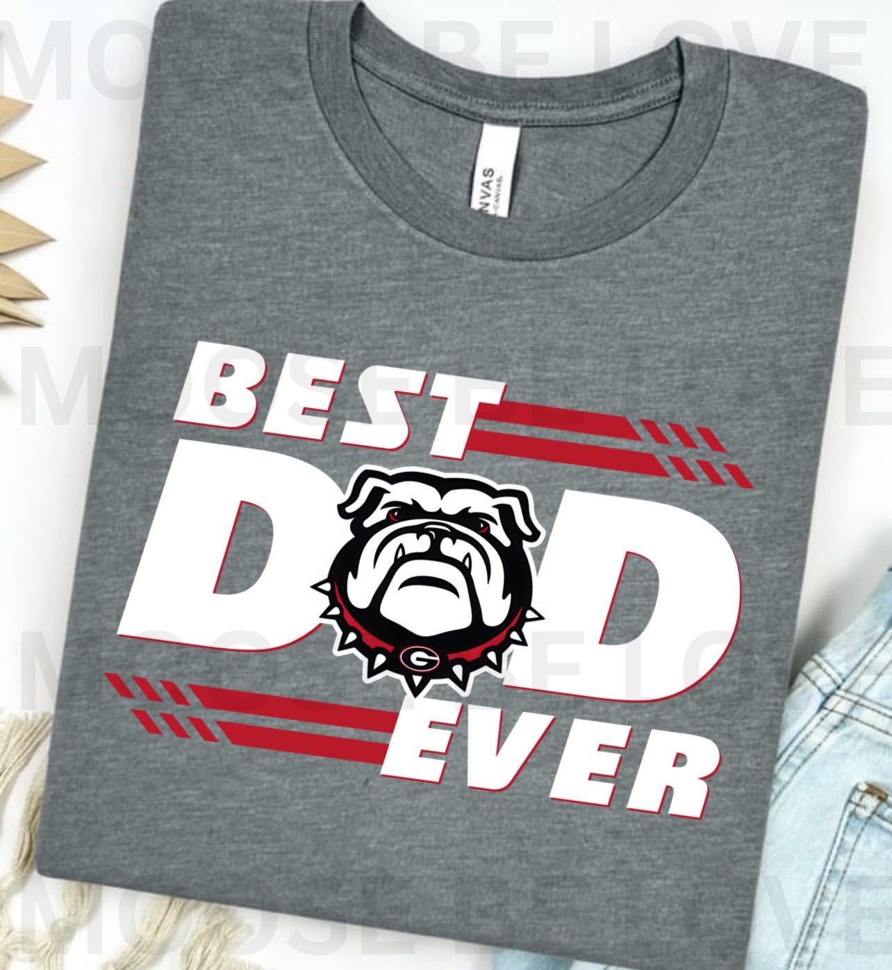 Best Dad Ever Ga Bulldogs