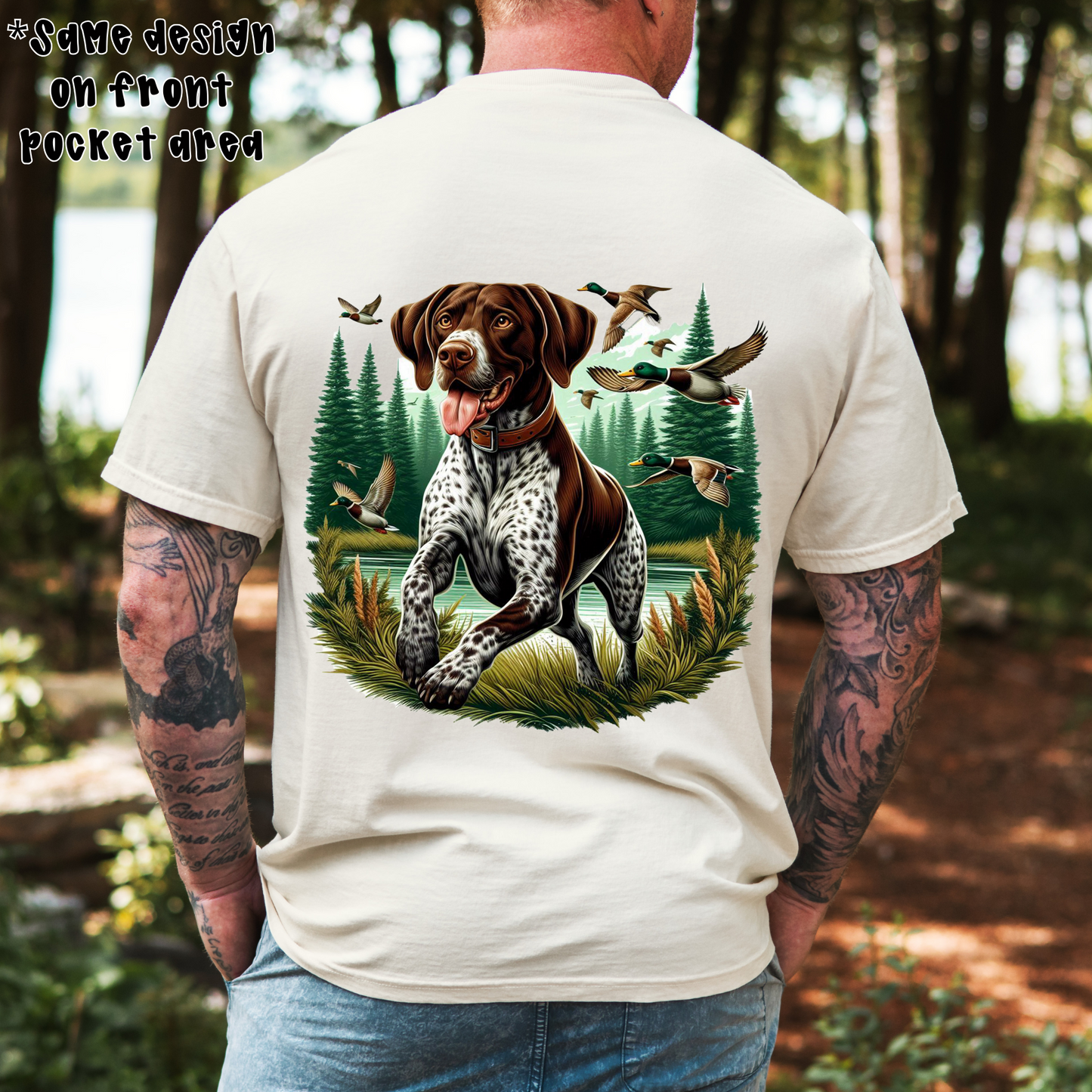 Bird Dog with Mallards