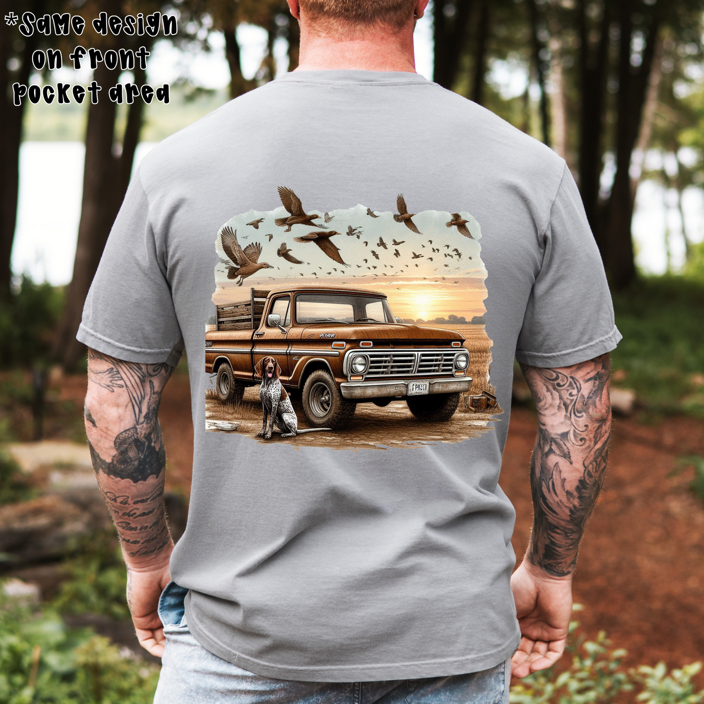 Brown Truck with Mallards