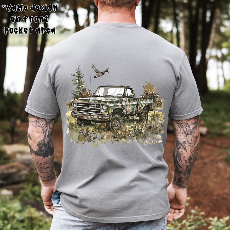 Camo Hunting Truck