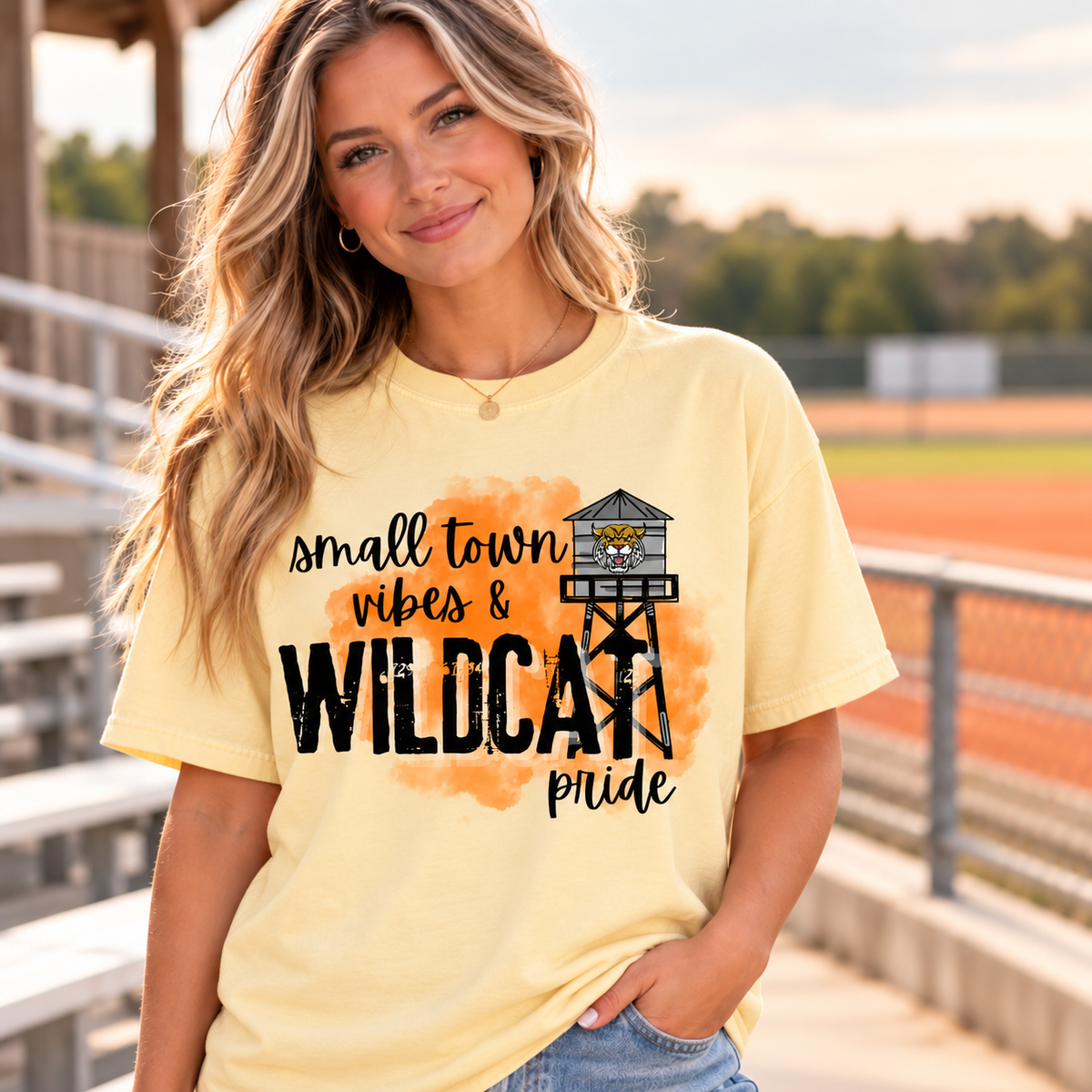 Small Town Orange Wildcat Pride