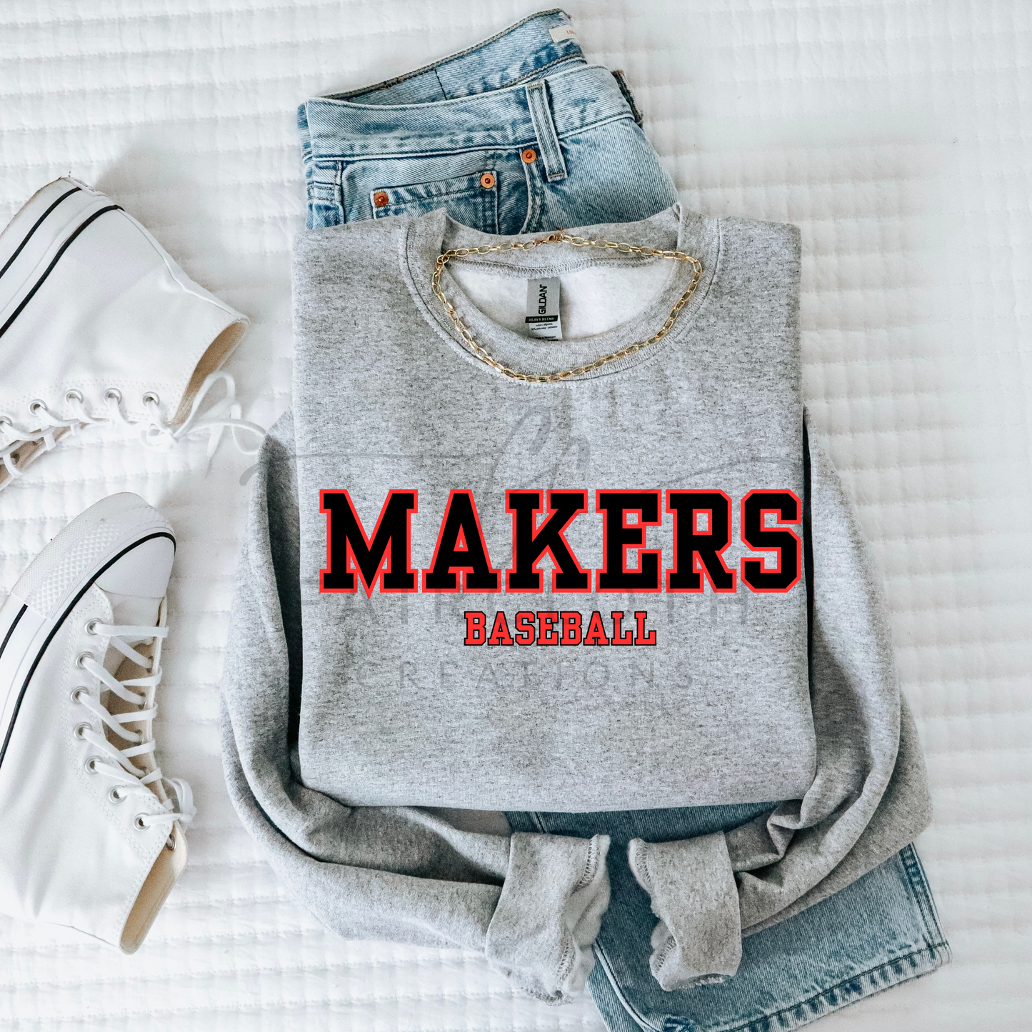Straight Makers Baseball (Red/Black)