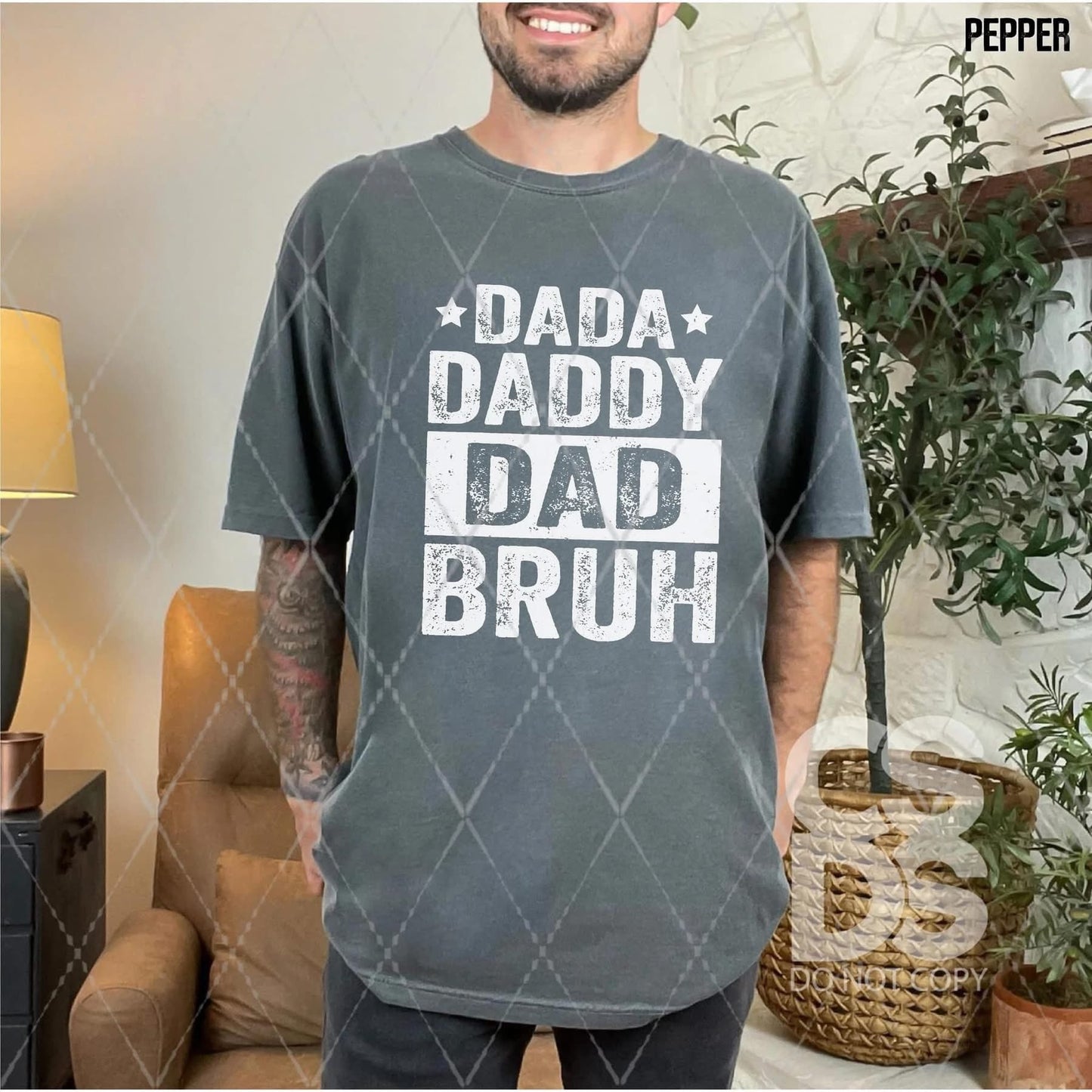 Dada Daddy Dad Bruh- White