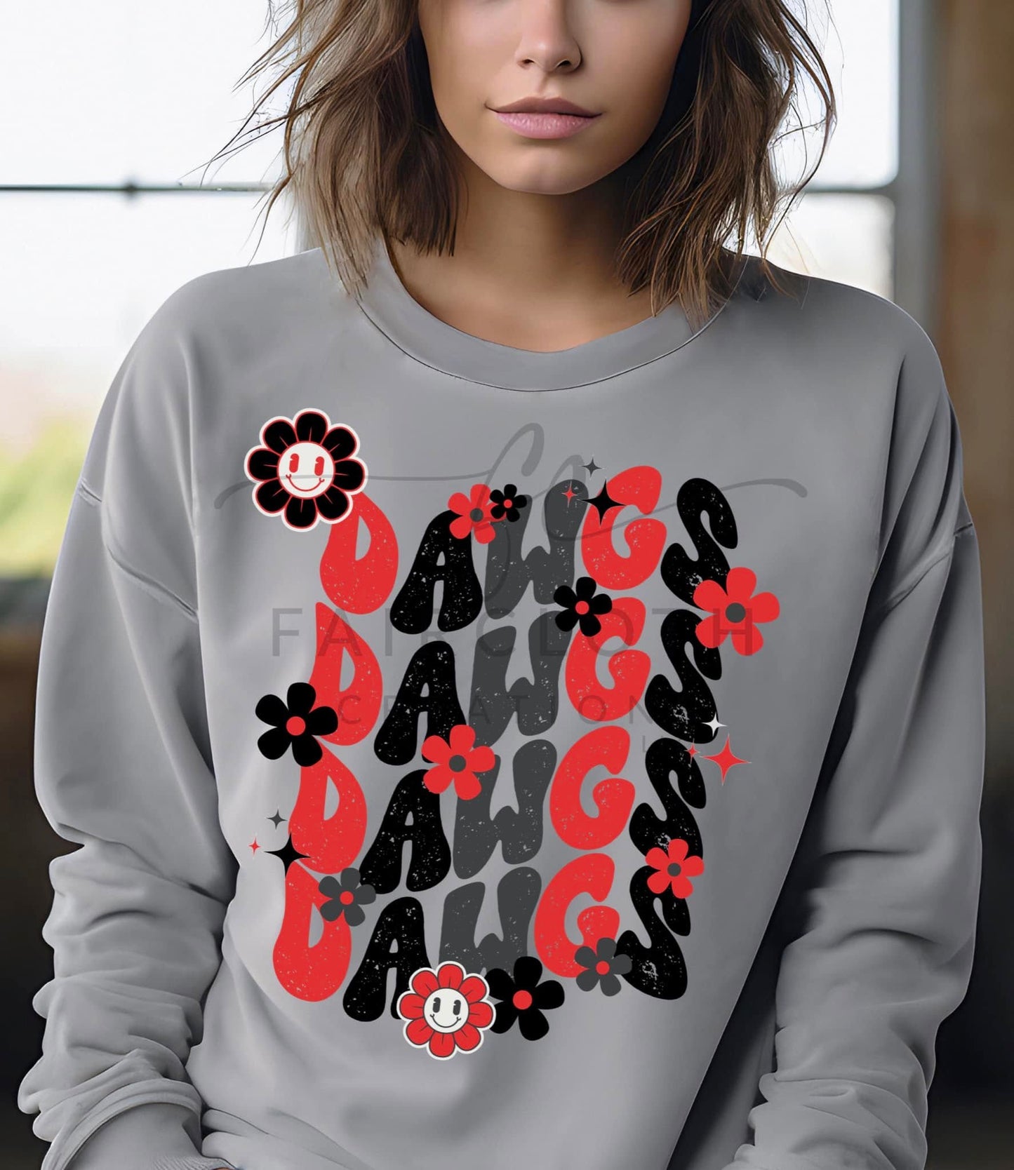 Dawgs Groovy Floral stacked