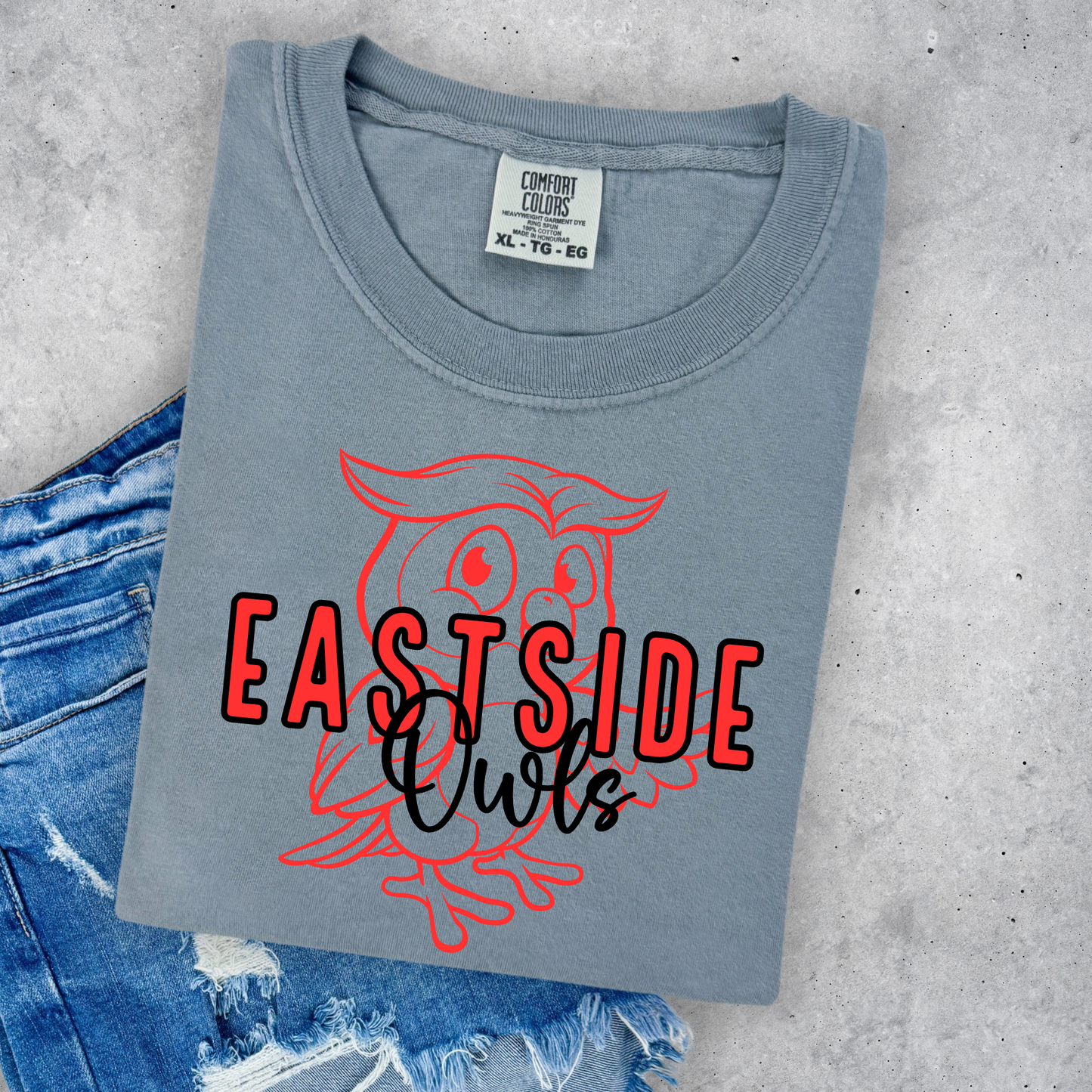 Eastside Owls with Owl Outline