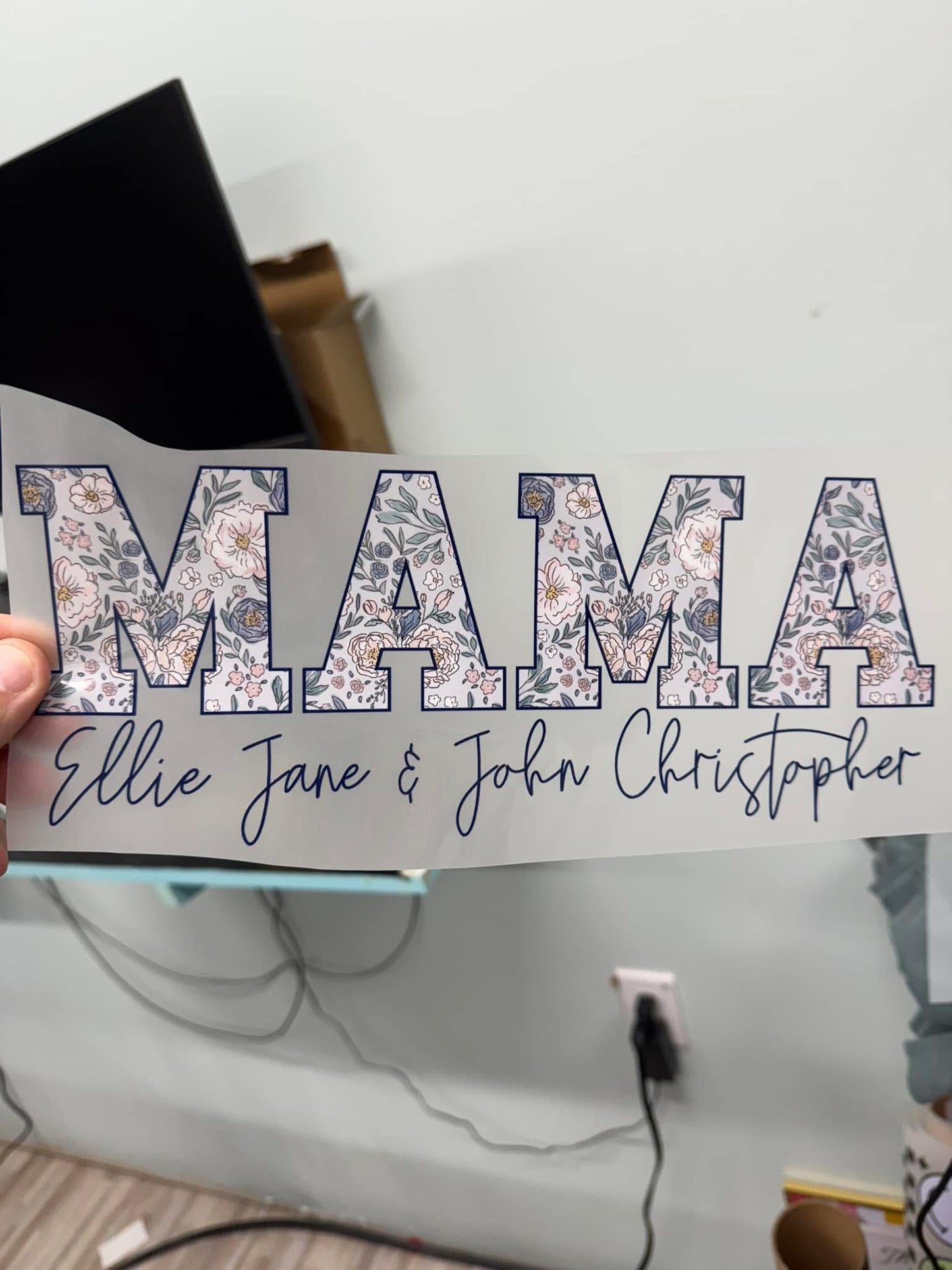 Floral Customized Name