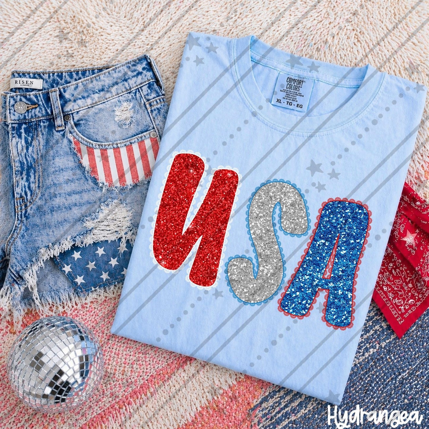 Faux Glitter USA