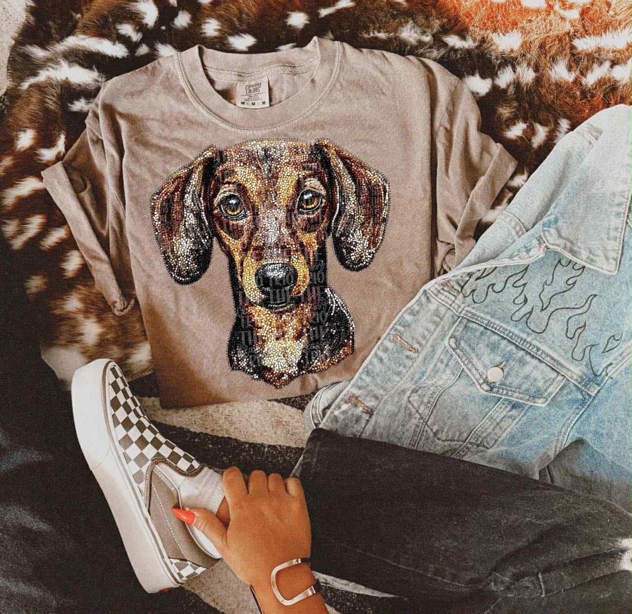 Faux Rhinestone Daushand